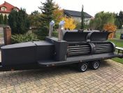 Smoker grill bbq Texas 4 xxl long mobilny grill