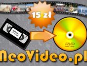 Przegrywanie VHS na DVD Bydgoszcz - 15 zł za CAŁĄ kasetę