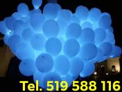 Balony led na wesele pudło z balonami z helem balony w pudle prezent
