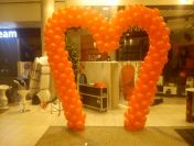 Balony ledowe z helem brama z balonów girlanda balonowa łuk z balonów