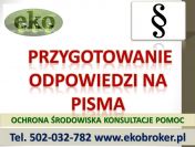Kontrola ochrona środowiska w firmie, tel. 502-032-782, pomoc, dokumentacja