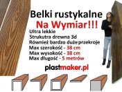 Belki rustykalne Na Wymiar PLASTMAKER- Belki na suficie