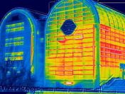 Pomiary strat ciepła z budynku. Termowizja