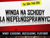 Winda na schody w domu. tel 504-746-203, dla niepełnosprawnych i seniorów.