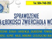 Wykrycie wody na działce, tel. 504-746-203. Pierwszy Poziom Wodonośny
