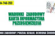 Karta informacyjna przedsięwzięcia, warunki zabudowy, natura 2000,