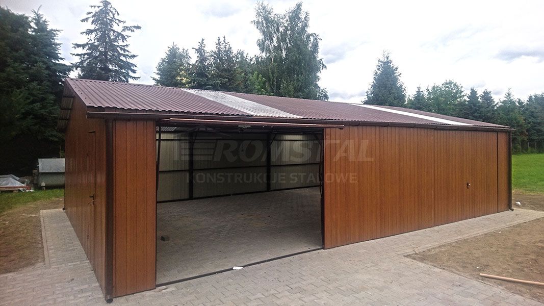 Duży Garaż Blaszany - Blaszak - Wiata - Magazyn - ROMSTAL  - Obraz nr 6