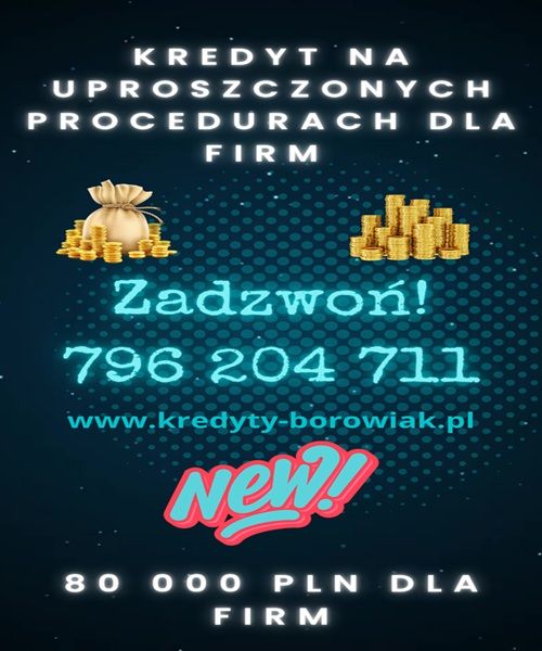 KREDYT DLA FIRM DO 80 000 PLN NAWET PRZY STRACIE! Bydgoszcz - Zdjęcie 1