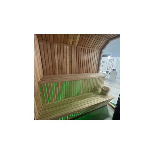 Sauna ogrodowa nowoczesna z przedsionkiem ATTEKA Gorlice - Zdjęcie 1