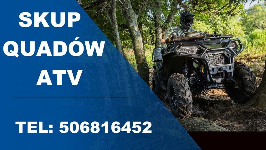 SKUP QUADÓW QUAD QUADY ATV BUGGY SSV -CAŁA POLSKA 24H/7 Bydgoszcz - Zdjęcie 1