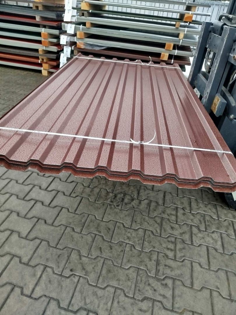 Blacha trapezowa brąz - pakiety 50 sztuk. Tanio i od ręki Stalowa Wola - Zdjęcie 1