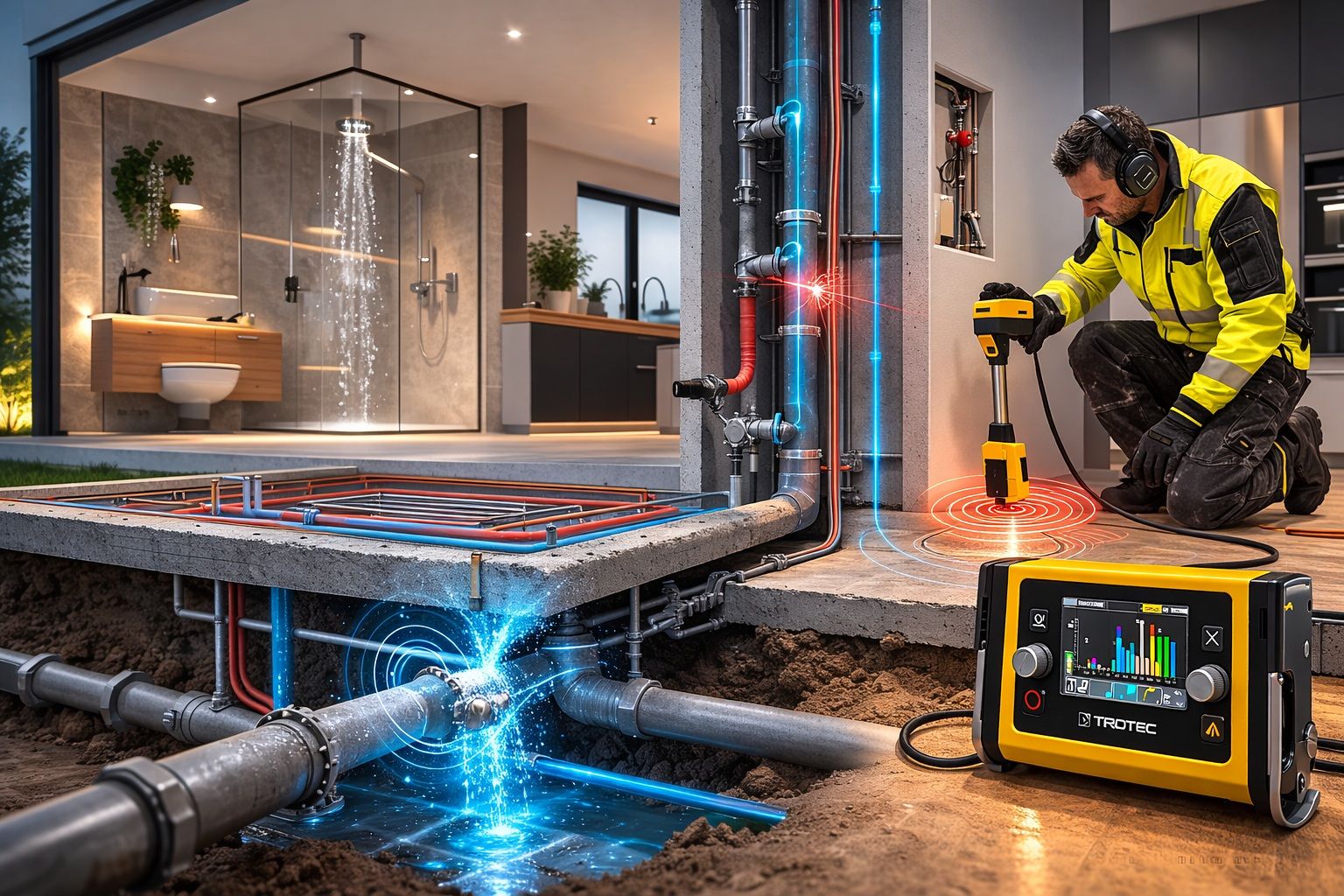 Przeglądy rur kamerą TV - inspekcje z lokalizacją i nagraniem. Bydgoszcz - Zdjęcie 1