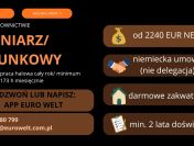 Niemcy/Betoniarz/Od 2250 EUR netto/Od Zaraz