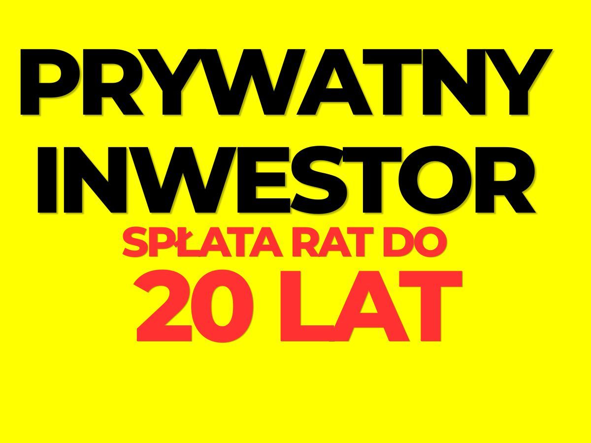 Prywatny inwestor raty notarialne do 20 lat BYDGOSZCZ - Zdjęcie 1