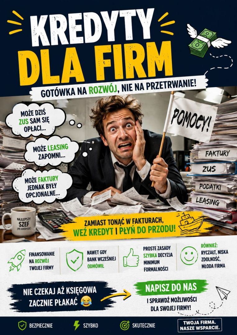 ZDOLNOŚĆ KREDYTOWA LEŻY? SPRAWDŹ INNE OPCJE! FINANSOWANIE DLA FIRM BEZ SPINY Bydgoszcz - Zdjęcie 1