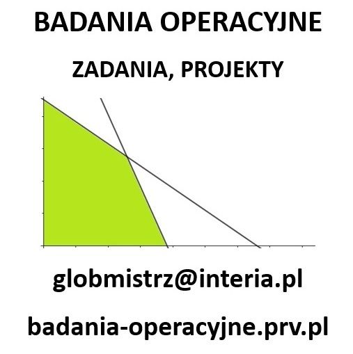 BADANIA OPERACYJNE – ZADANIA ONLINE Bydgoszcz - Zdjęcie 1